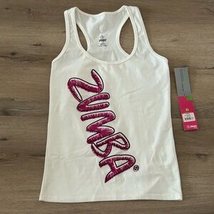 Zumba Fitness top size S, in new, tag cut off.